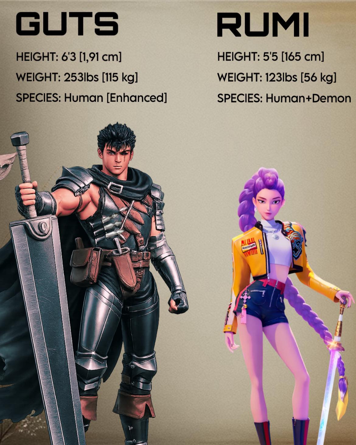 Guts VS Rumi [Berserk V Kpop DH] | Facebook