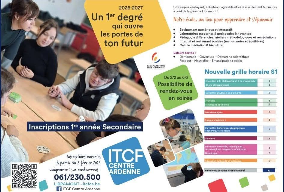 🎓 2e bonne raison d’inscrire votre... - ITCF Centre Ardenne | Facebook