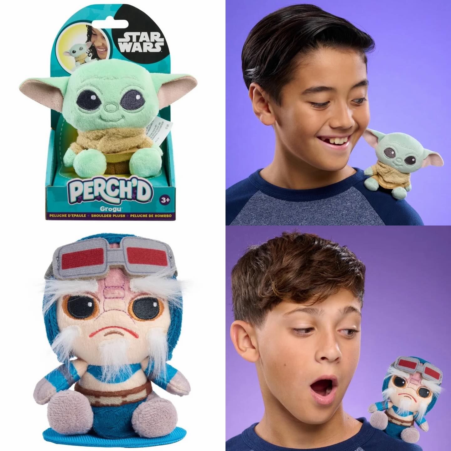 The Mandalorian & Grogu Perch'd plushes are available at Walmart