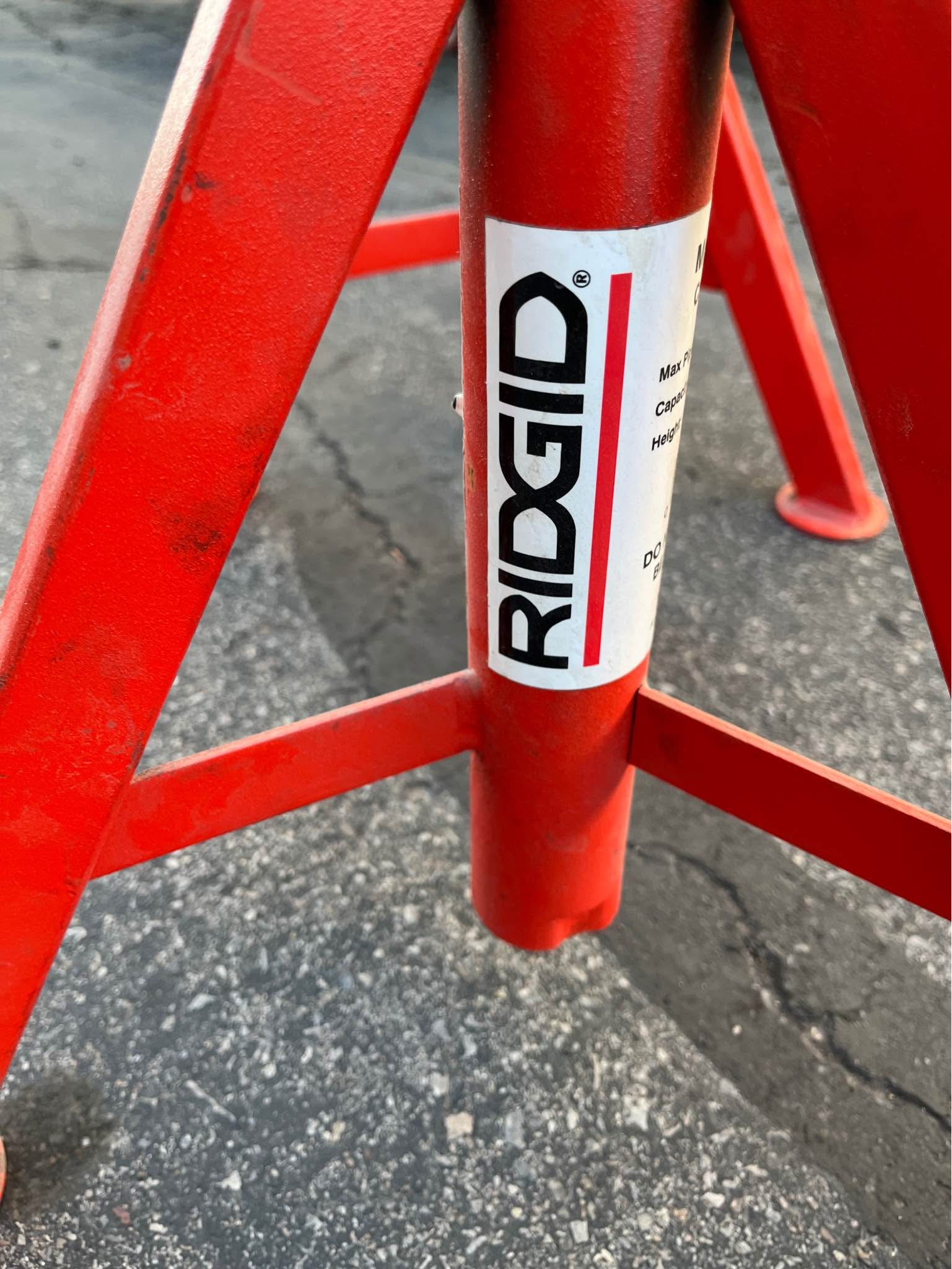 Ridgid pipe stands - V head - model VJ98 - Miscellaneous Tools - Salt ...