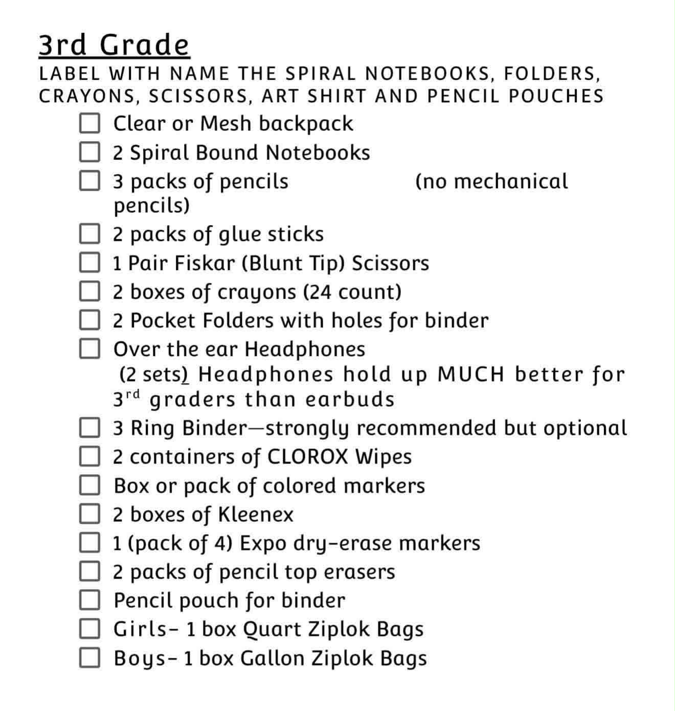 📚✏️ 2026–2027 School Supply Lists Are Here! 🍎