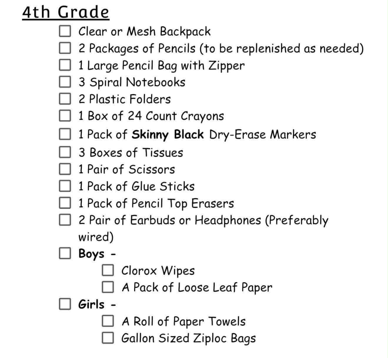 📚✏️ 2026–2027 School Supply Lists Are Here! 🍎