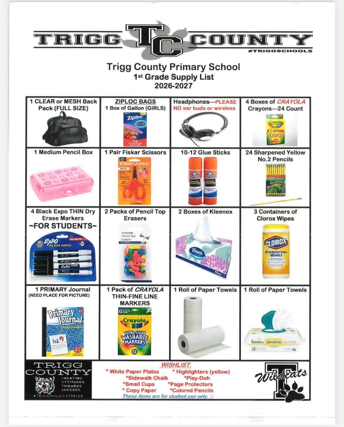 📚✏️ 2026–2027 School Supply Lists Are Here! 🍎