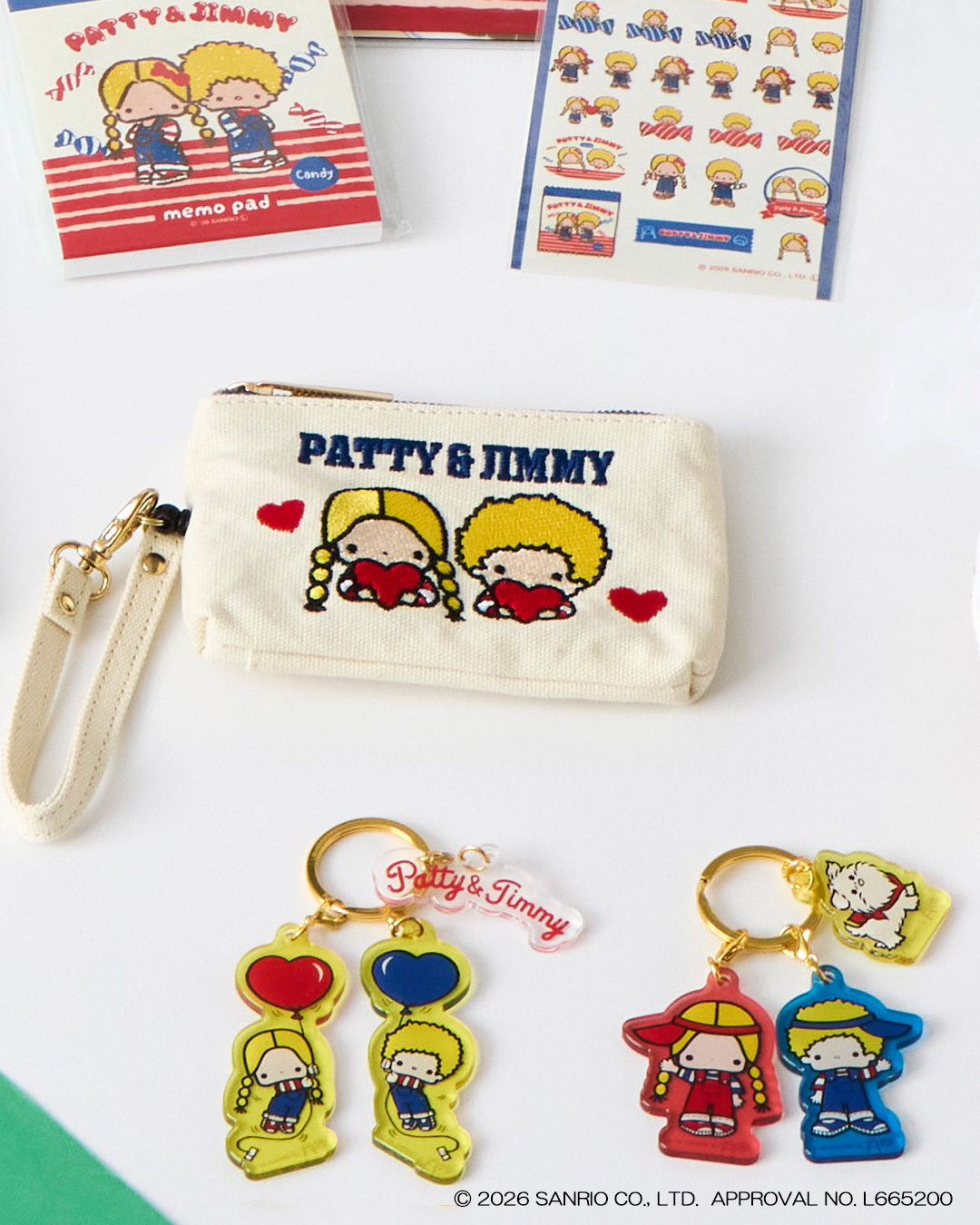 ポップでかわいくて、ちょっとなつかしいパティ＆ジミーのグッズが大