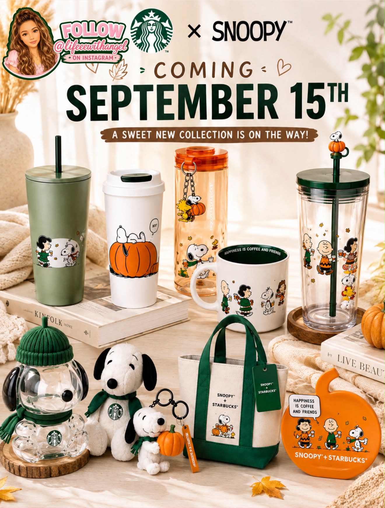 Snoopy fans, grab your coffee and go! ☕🐾 Starbucks has released