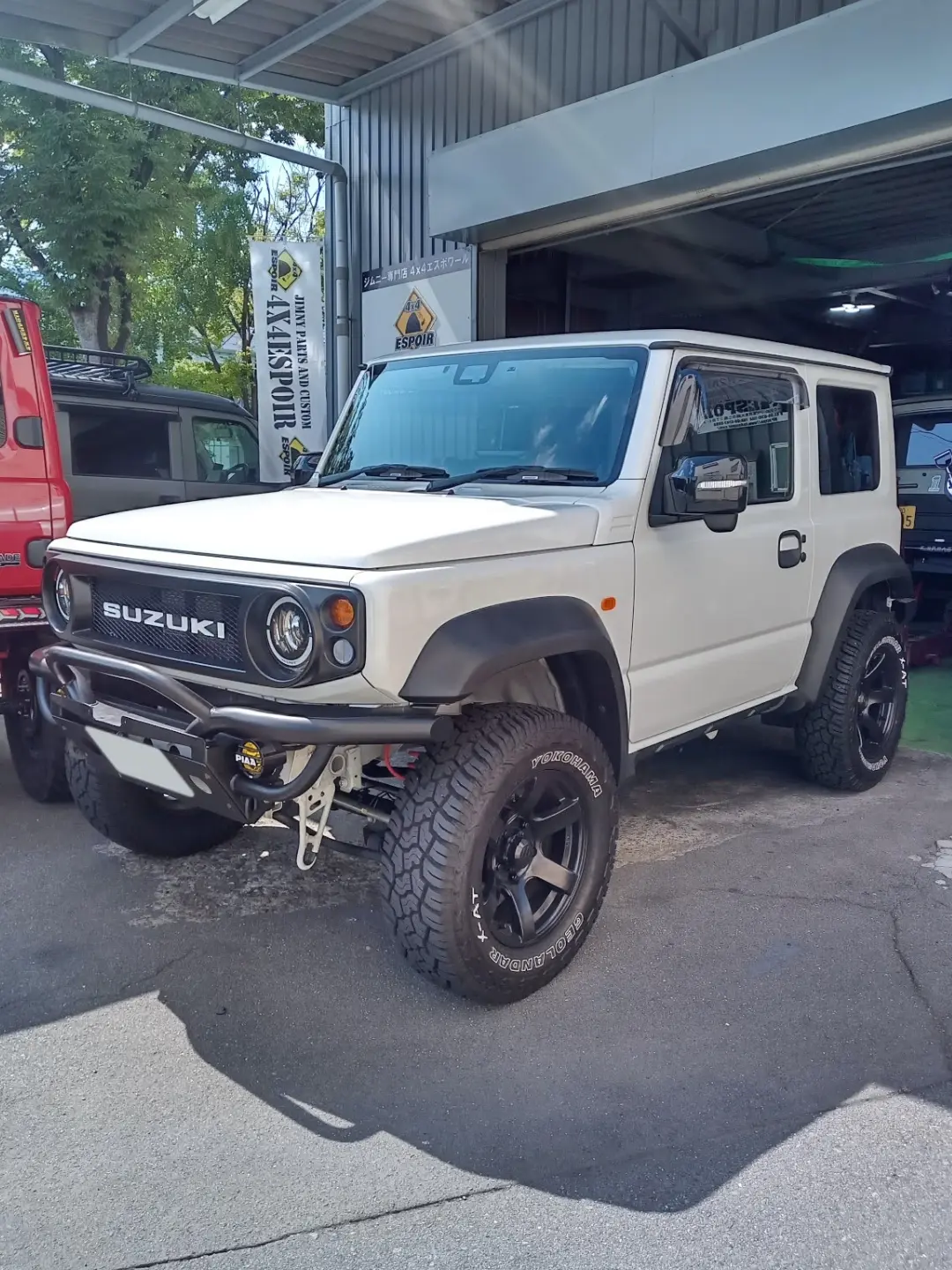4x4エスポワール - ☆ Kimny製JB23 丸目化キットを装着🔥 7インチ
