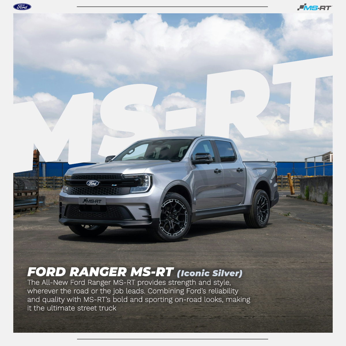Ranger - New Iconic Silver colourway for the Ford Ranger MS-RT #Ford # ...
