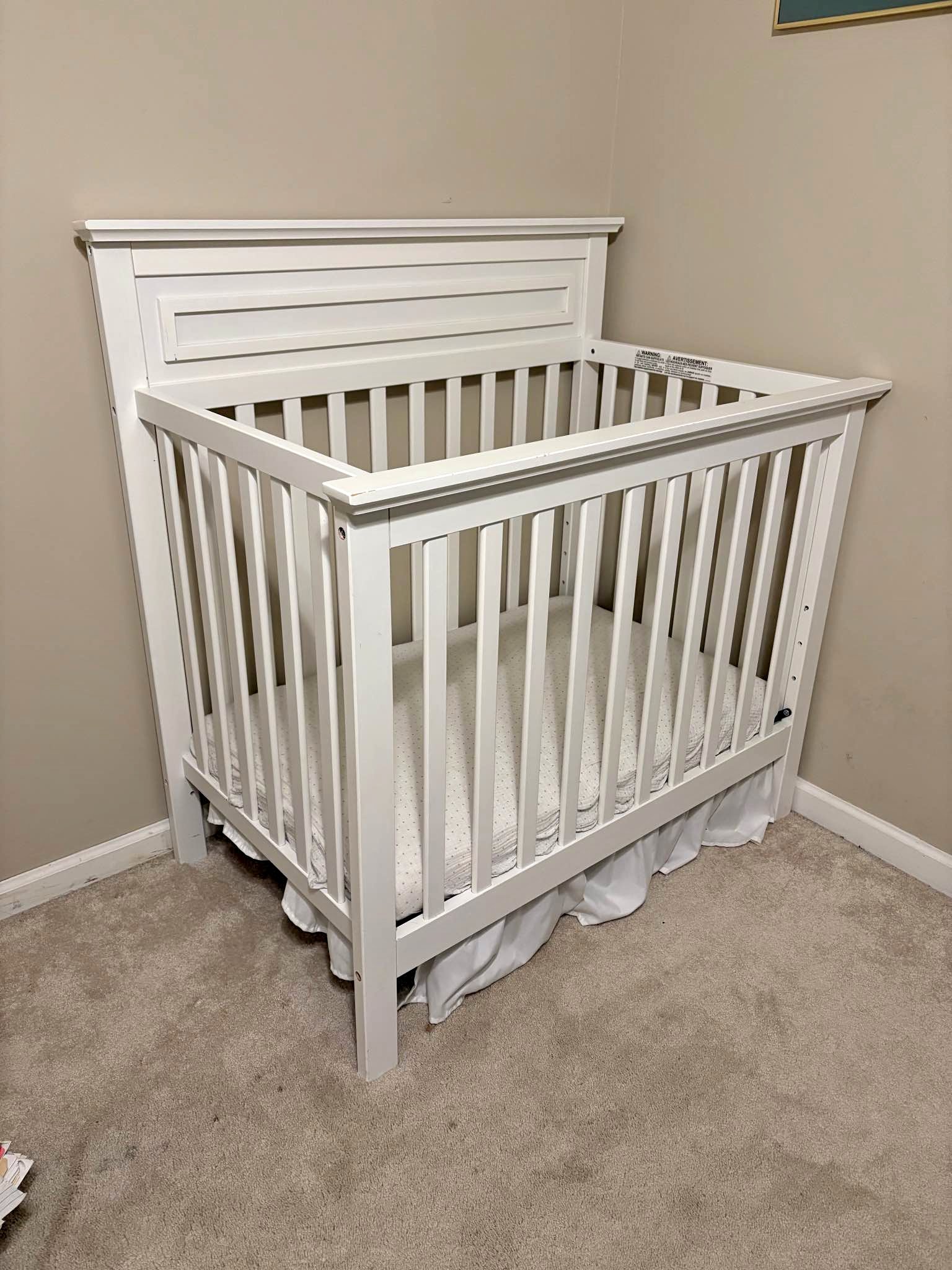 DaVinci Autumn Convertible Mini Crib - White - Cribs - Wildwood