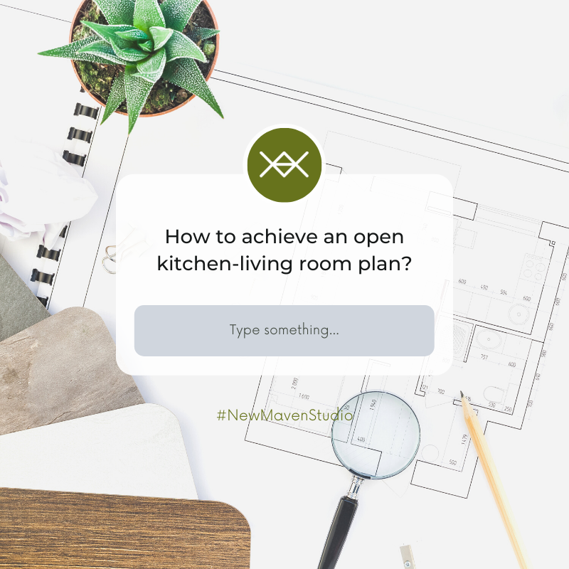 An open plan kitchen... - New Maven Studio - Interior Design | Facebook