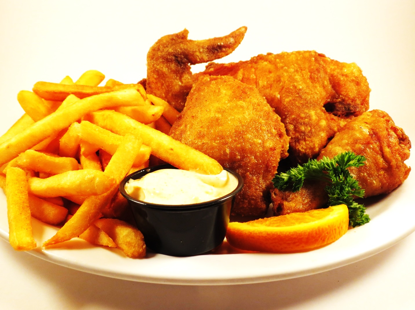 Swinging doors has great broasted chicken