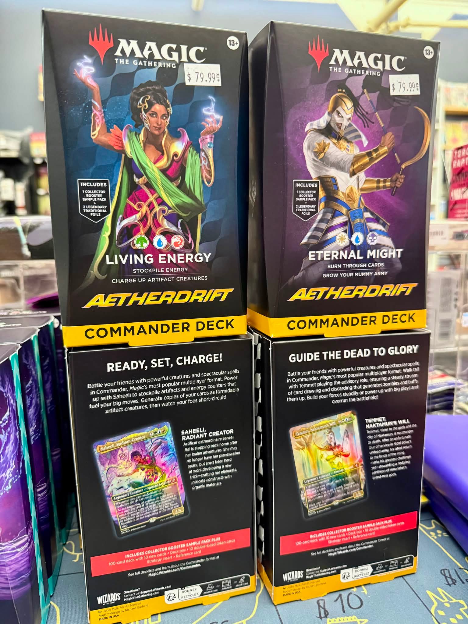 mtg throne of eldraine commander decks Magic: the Gathering - Aetherdrift Deck - Eternal Might Inspired by the Arthurian legend of Camelot on one hand and Grimms Fairy Tales on the other Magic: The Gathering Commander decks