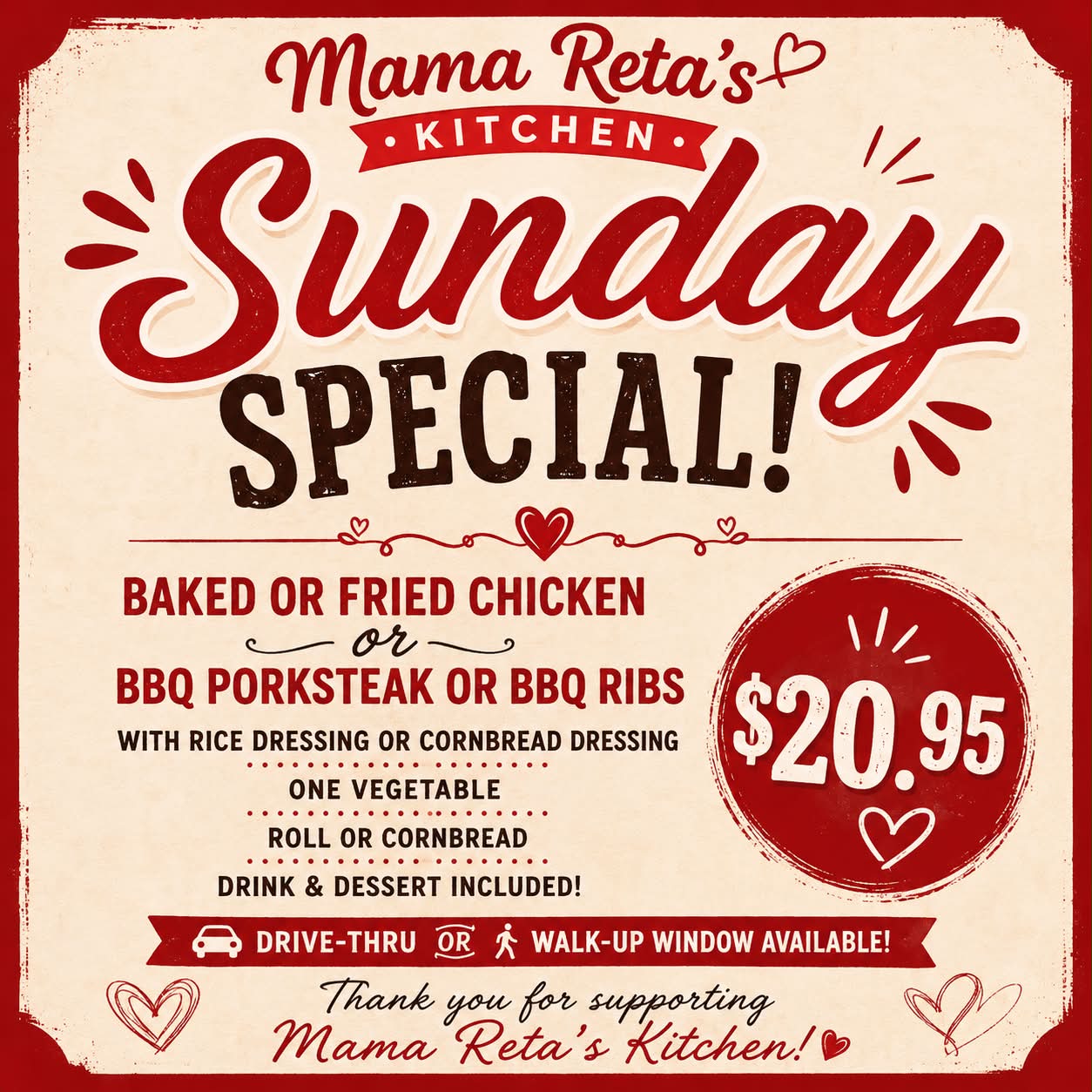 MAMA Reta's Kitchen LLC | Lake Charles LA