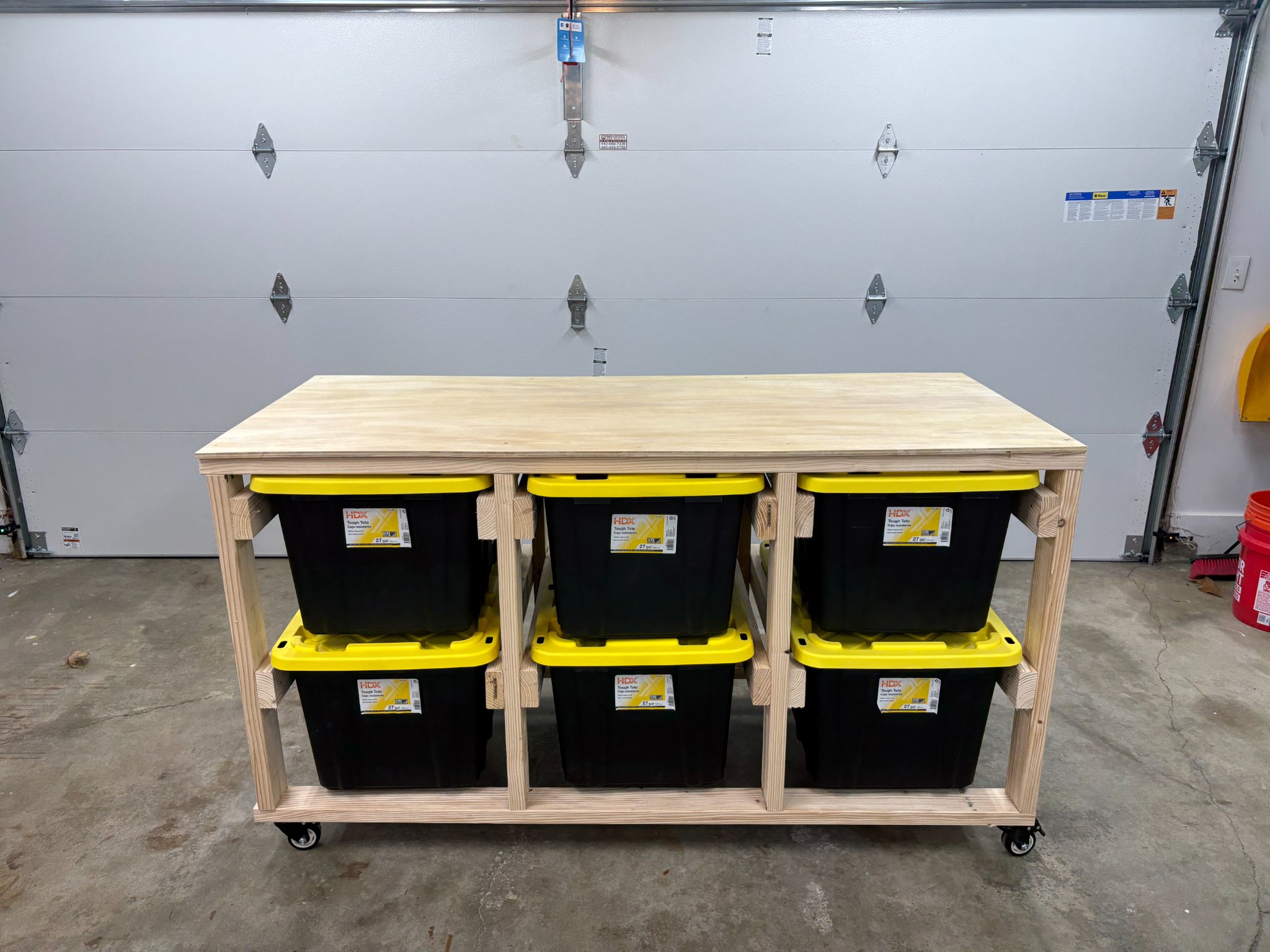 Custom Heavy Duty Tote Racks – 4 to 24 Totes – 15 Sizes Available ...