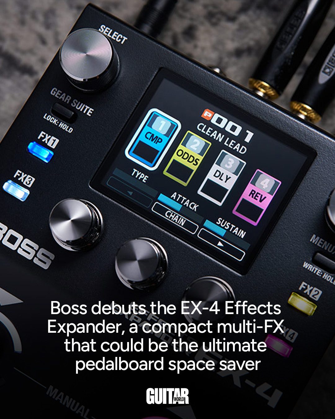 Meet the Boss EX-4 , a compact multi-effects unit designed to