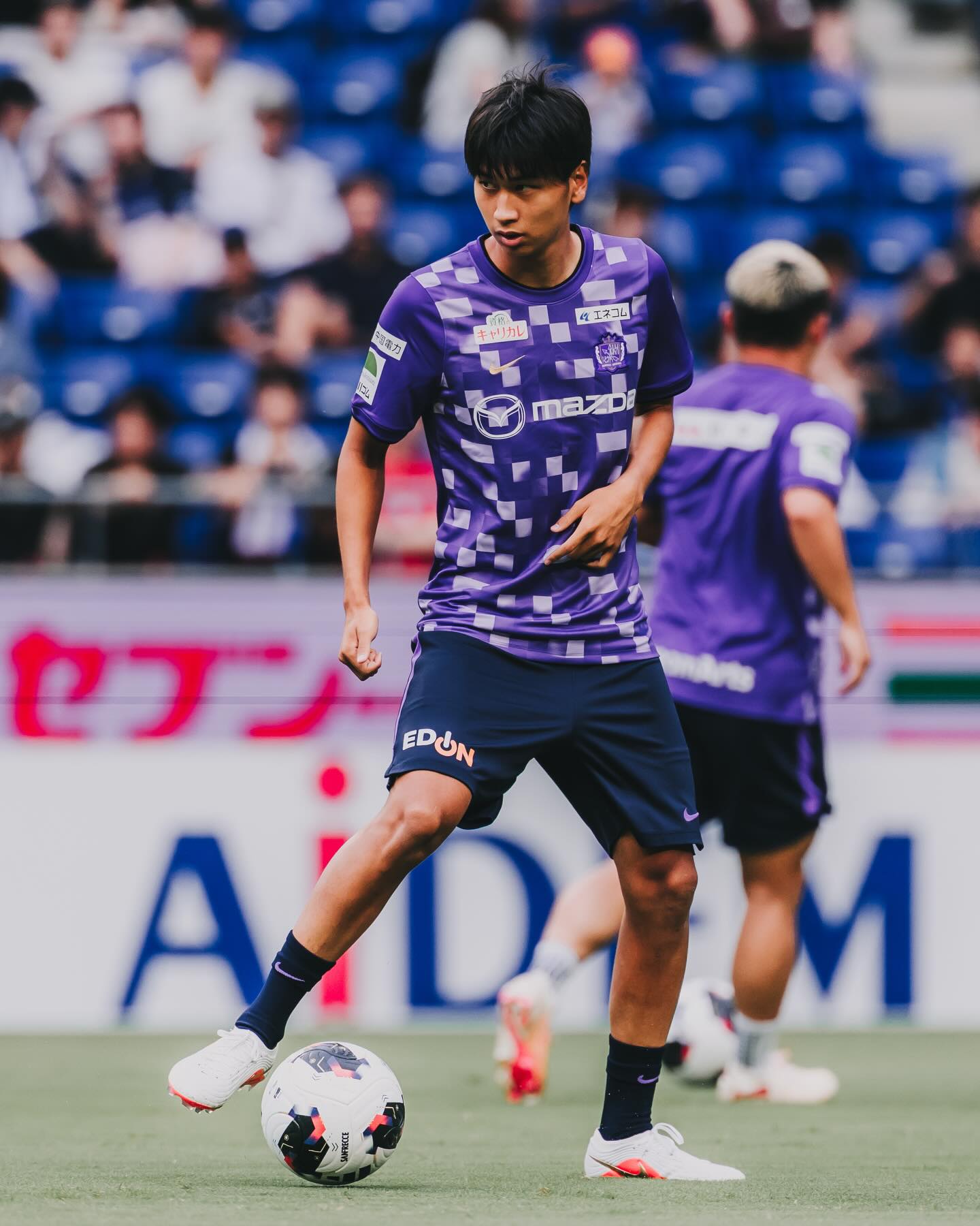 【サンフレッチェ広島 2018 ホーム ユニフォーム　柏好文選手　XXL】 サンフレッチェ広島 2018 ホーム ユニフォーム 柏好文選手 XXL