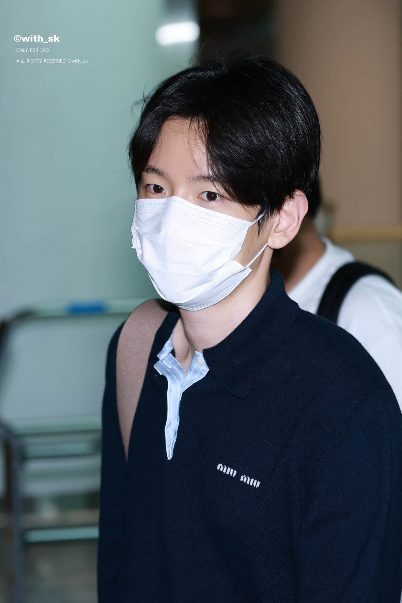 260928 Baekhyun safely arrived in Korea🤍 #백현 #BAEKHYUN