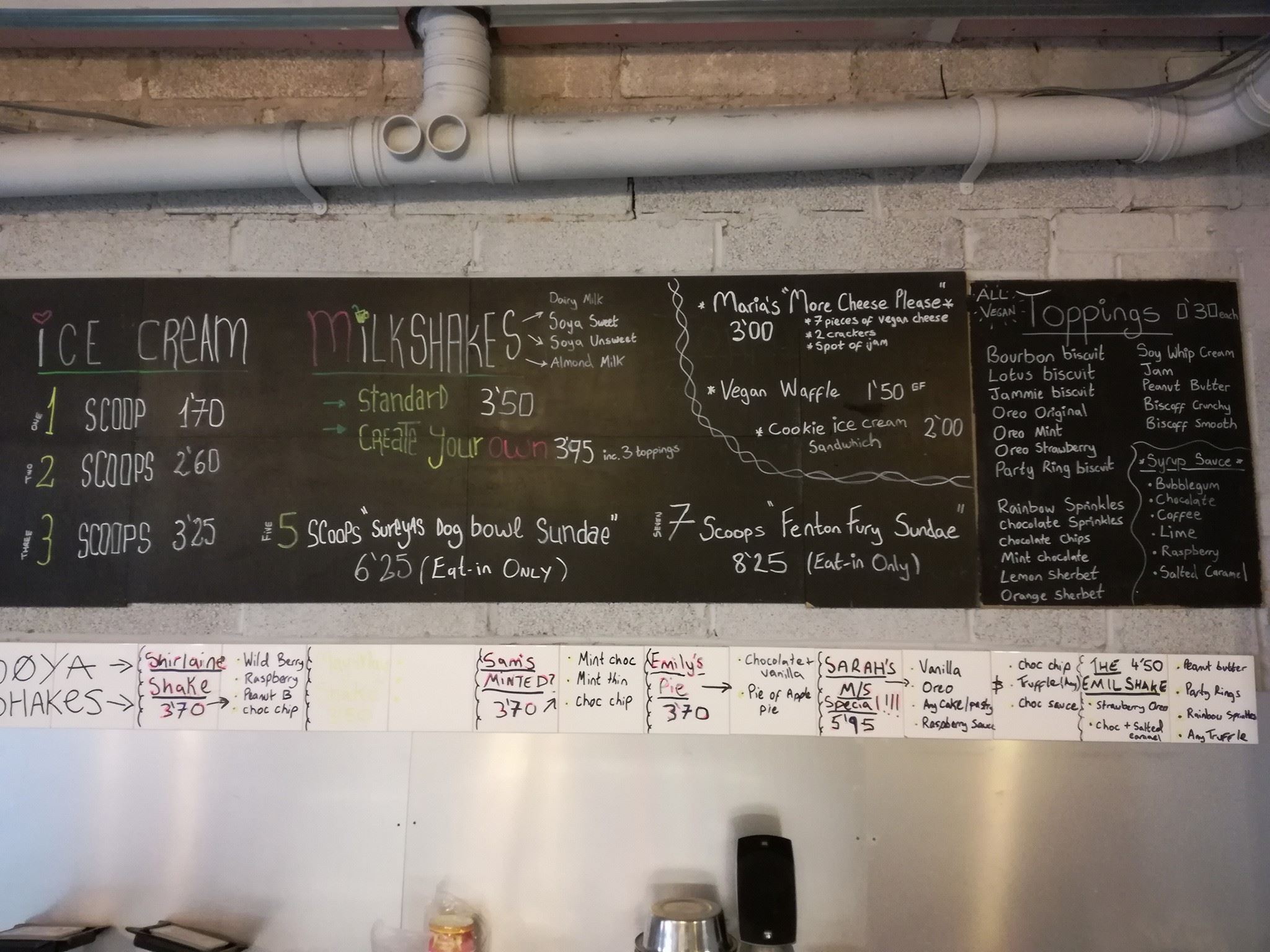 Ice Shack - I know our menu board has looked really...