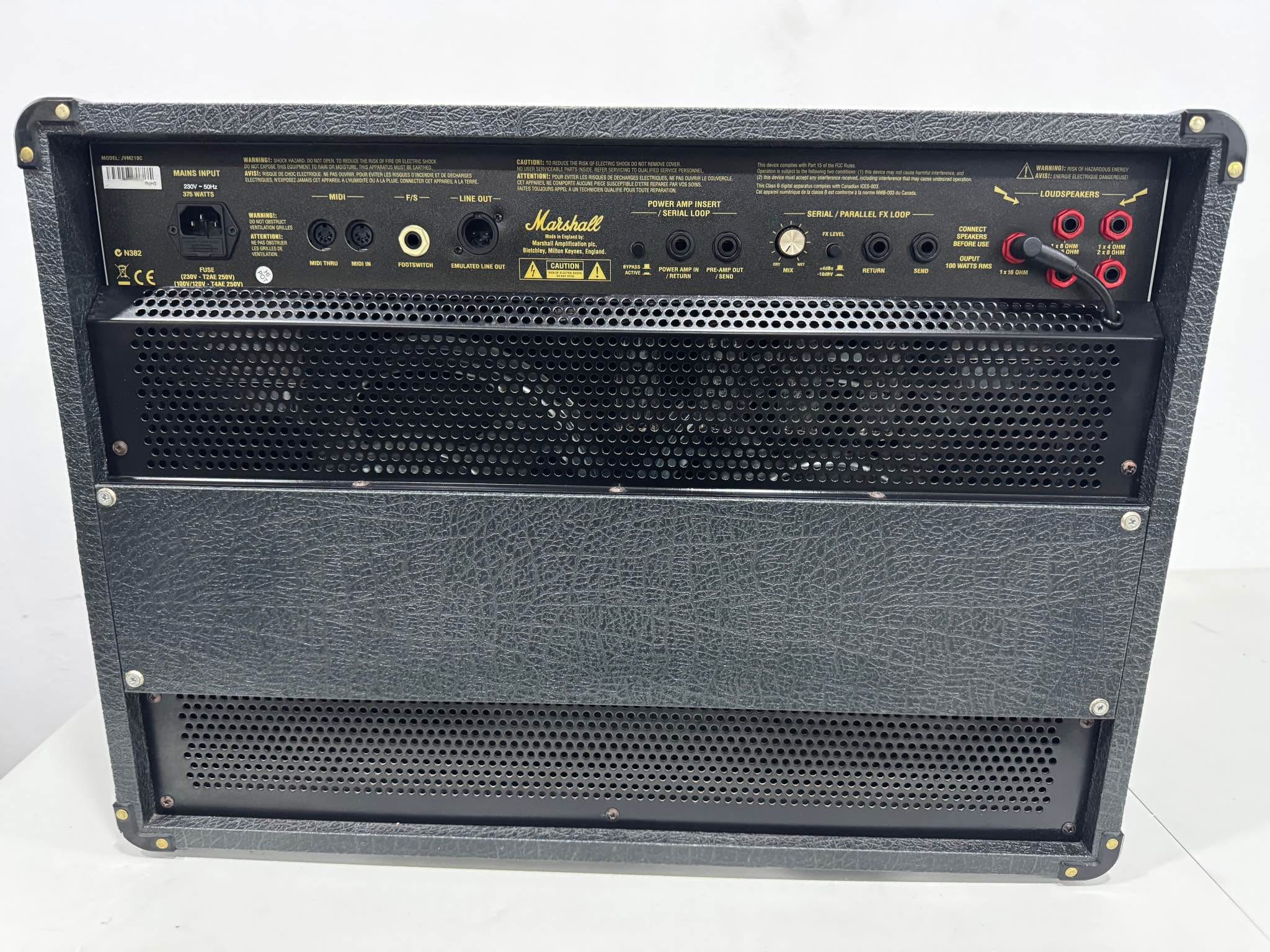 Marshall JVM 210 Amplificador de guitarra eléctrica son de Valve ...