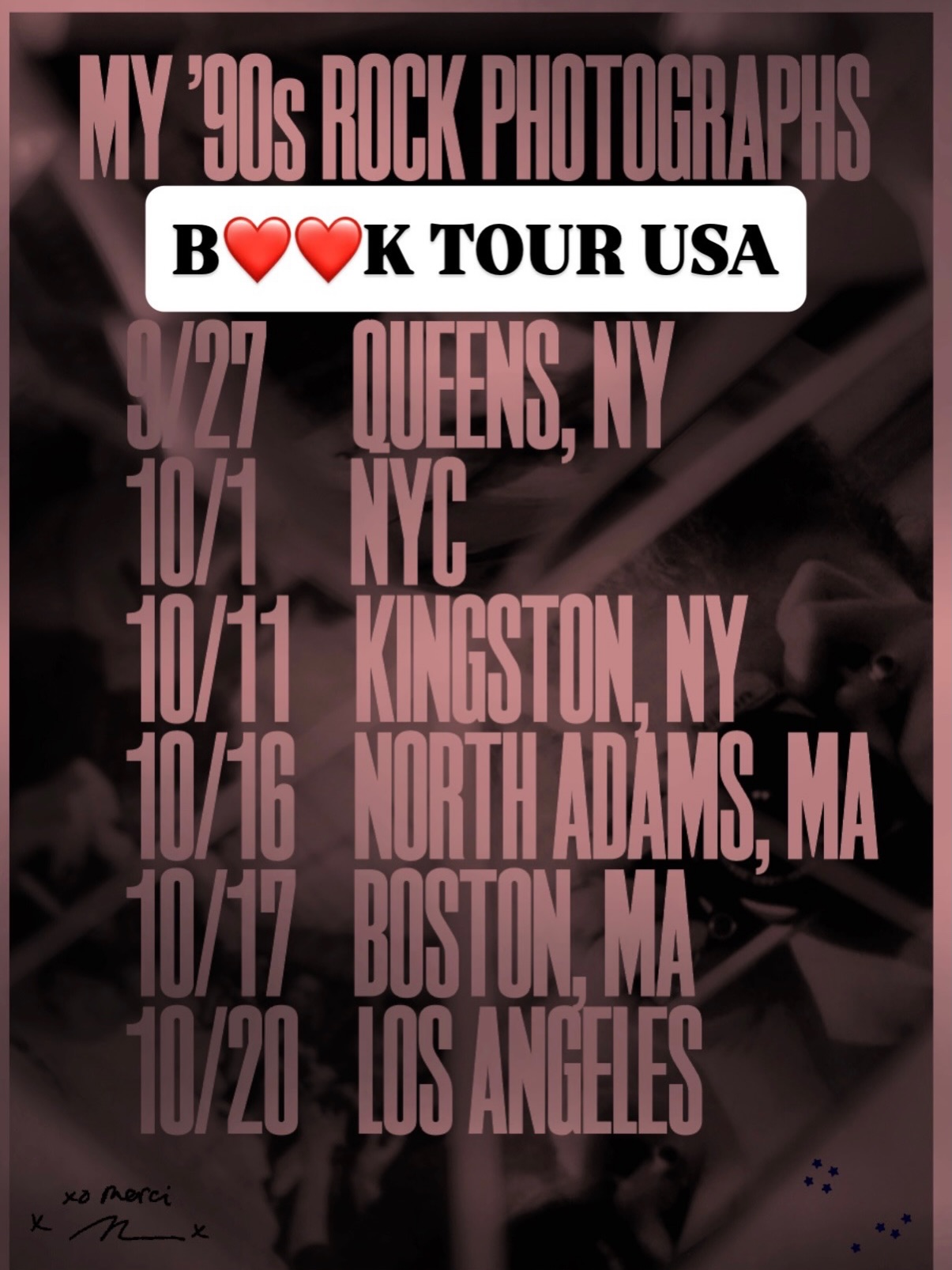 Melissa Auf Der Maur's '90s rock photographs book tour and