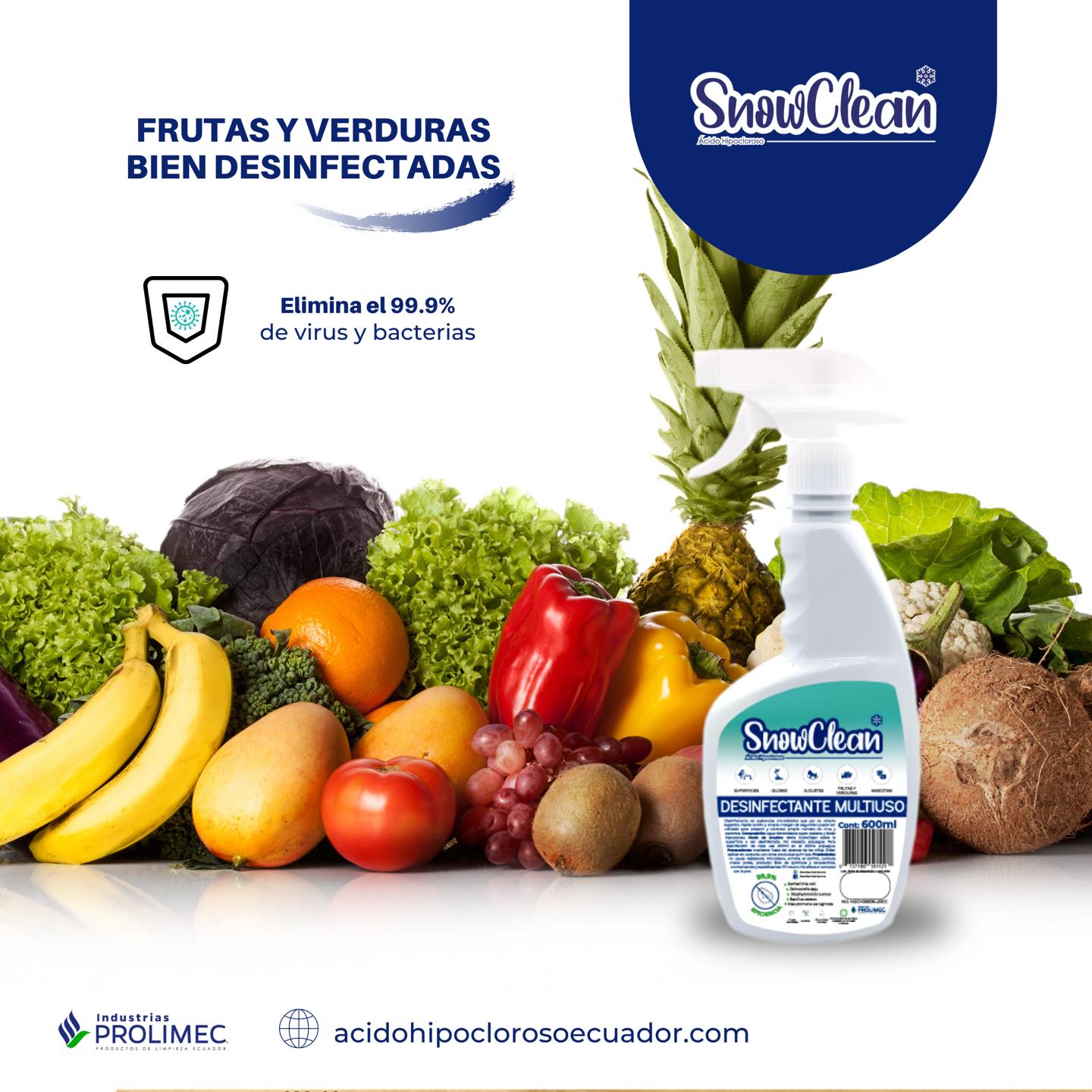 #desinfectantedefrutasyverduras... - Snow Clean Desinfectante | Facebook