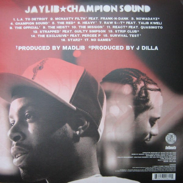 23 years ago today, Jaylib—the collaborative hip-hop duo of Madlib