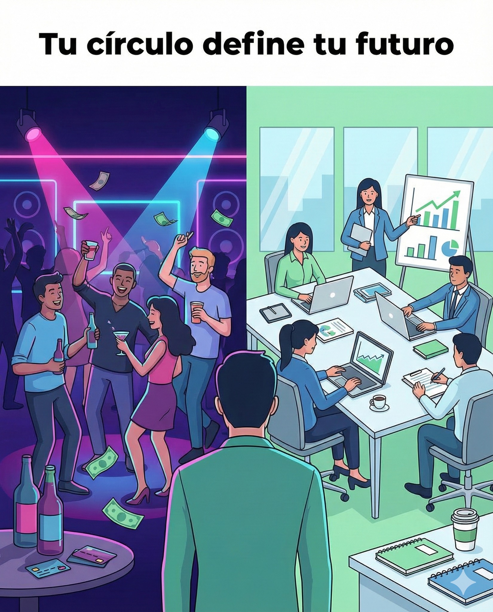 Mente - Tu círculo define tu futuro financiero 🚀💰 No todos los amigos ...