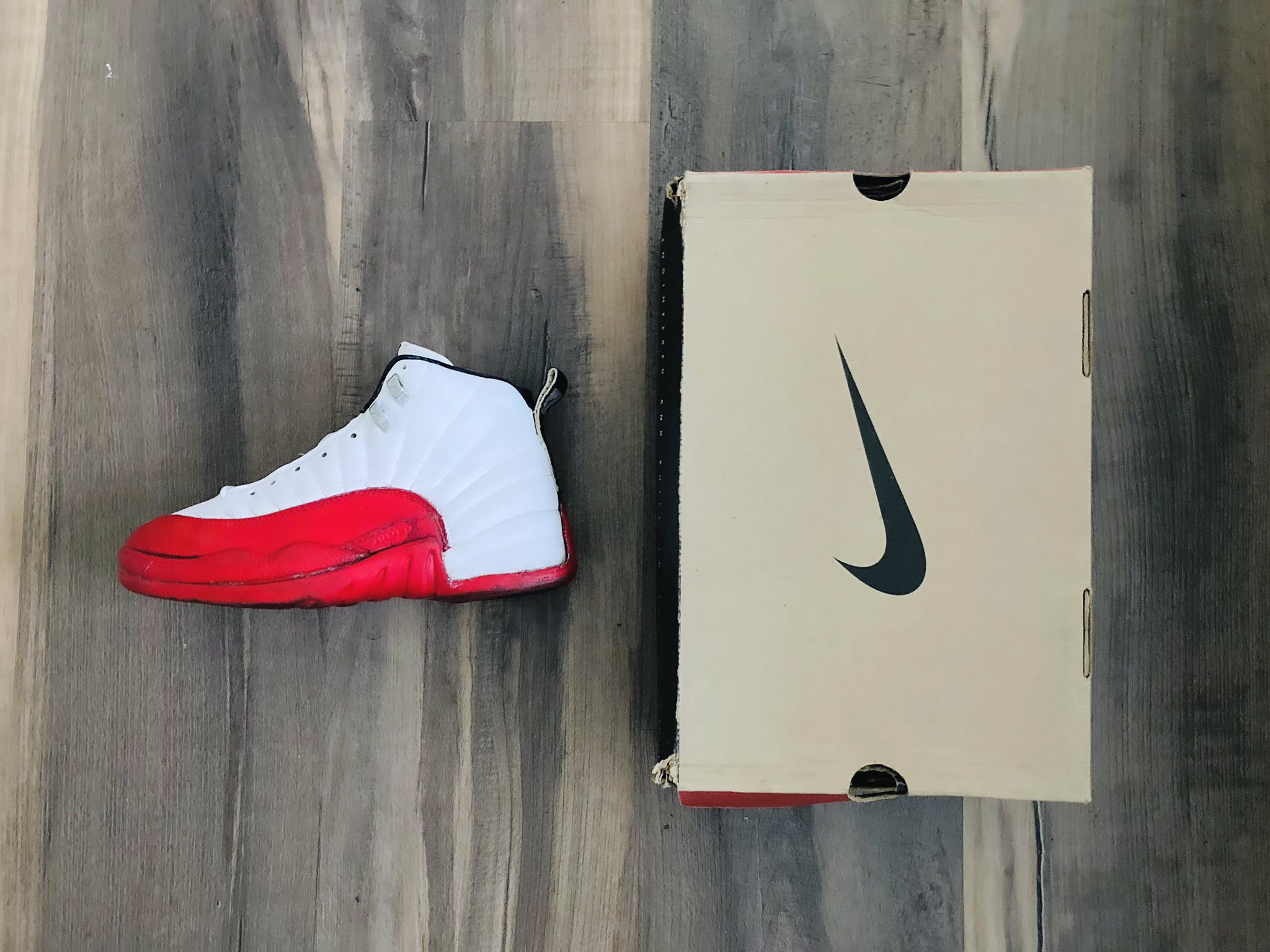 Original Jordan 12 sneakers released in 1996