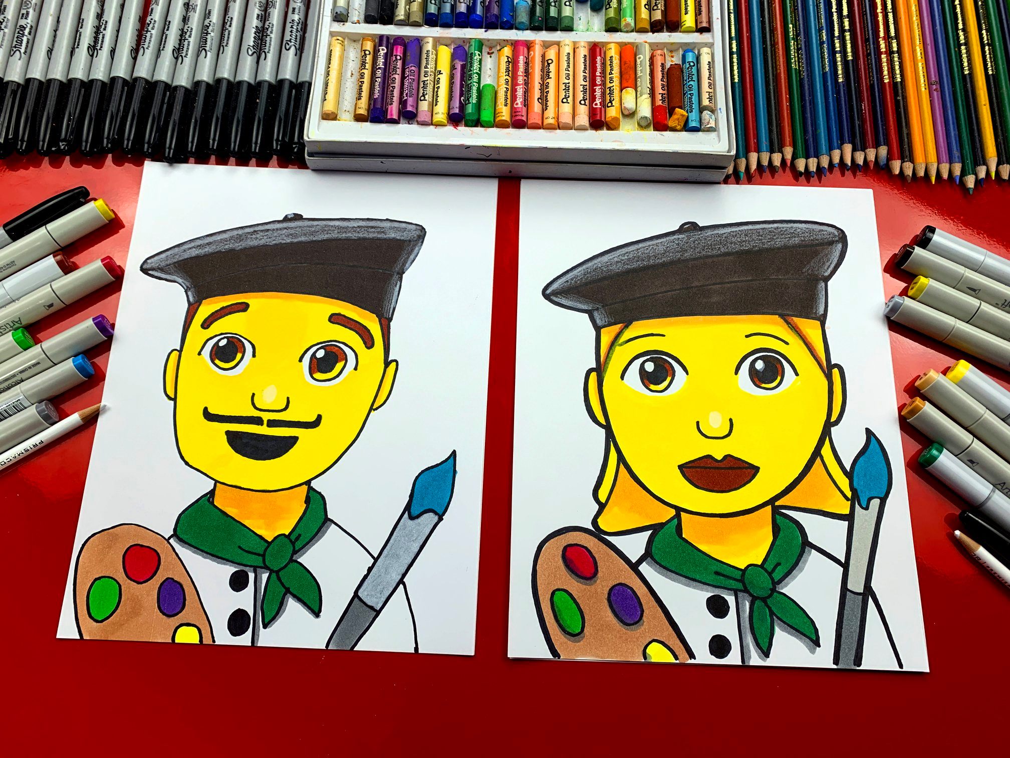 TODAY'S NEW LESSONS: How To Draw An... - Art for Kids Hub | Facebook