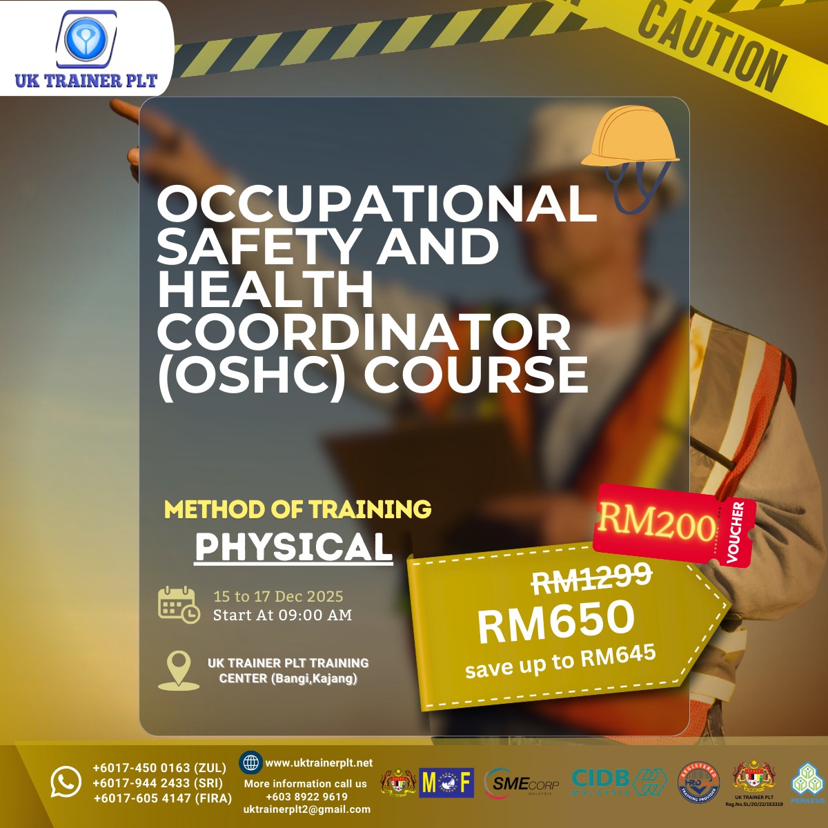 UK - 🔥 Boost Workplace Safety with Our OSHC Course! 🦺⚠️ Ready to level ...