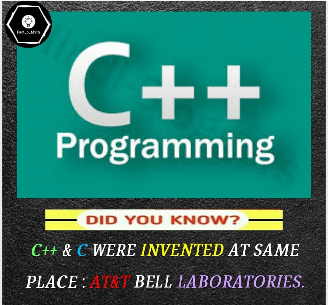 Fact o Myth - Did you know?🙄🤔💻 C++ is a general-purpose... | Facebook