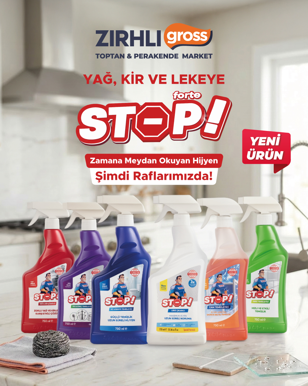 🛑 Zamana Meydan Okuyan Hijyen: Yeni Forte Stop Serisi Şimdi