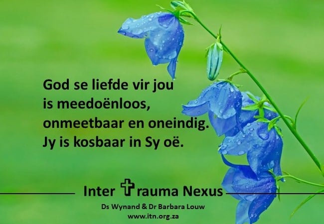 Hallo Nadia Webjoernaal - Die Here se liefde vir jou is meedoënloos ...