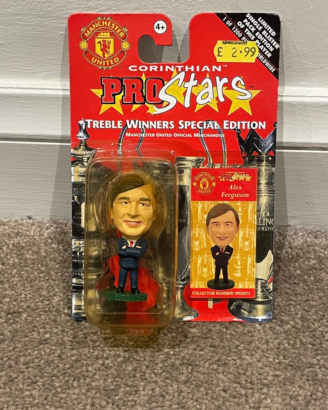 Man United treble winners Corinthian figures available