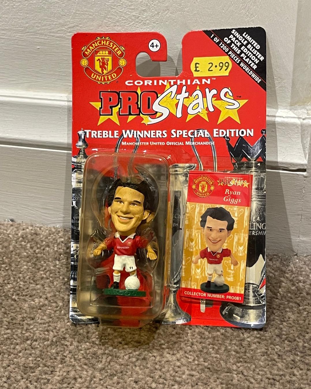 Man United treble winners Corinthian figures available