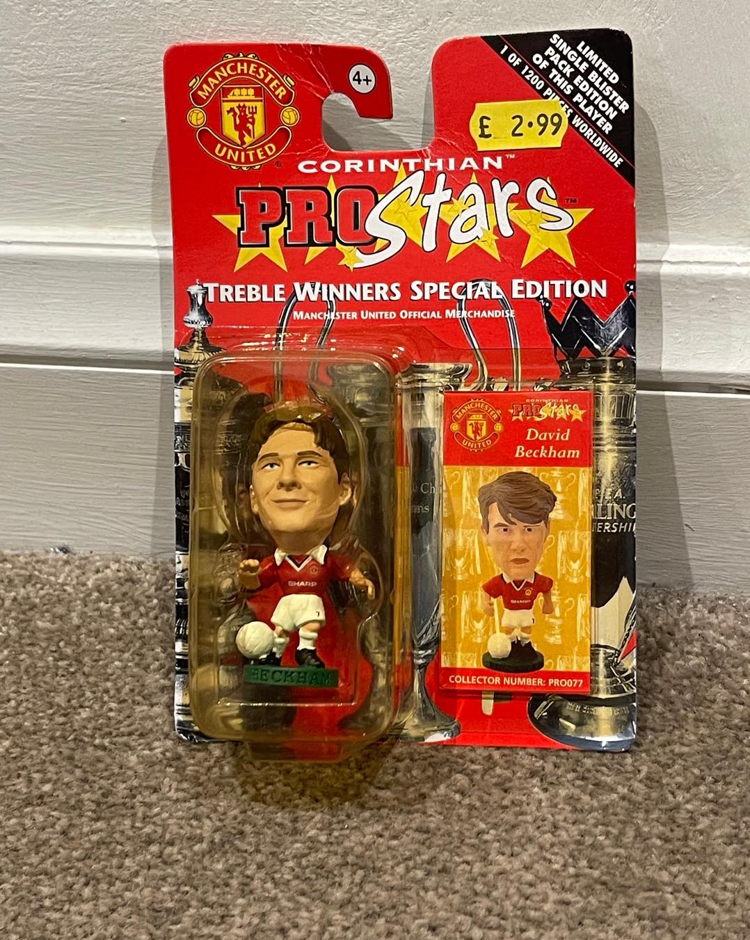 Man United treble winners Corinthian figures available