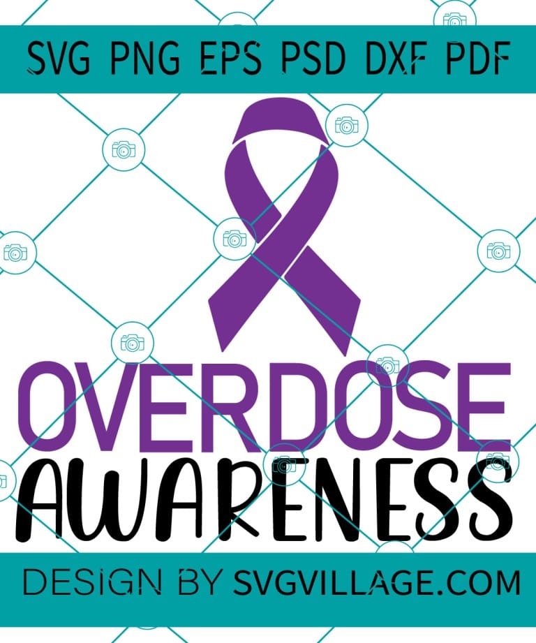 SVG Skunk - Overdose Awareness SVG, Overdose Awareness Ribbon SVG, I ...