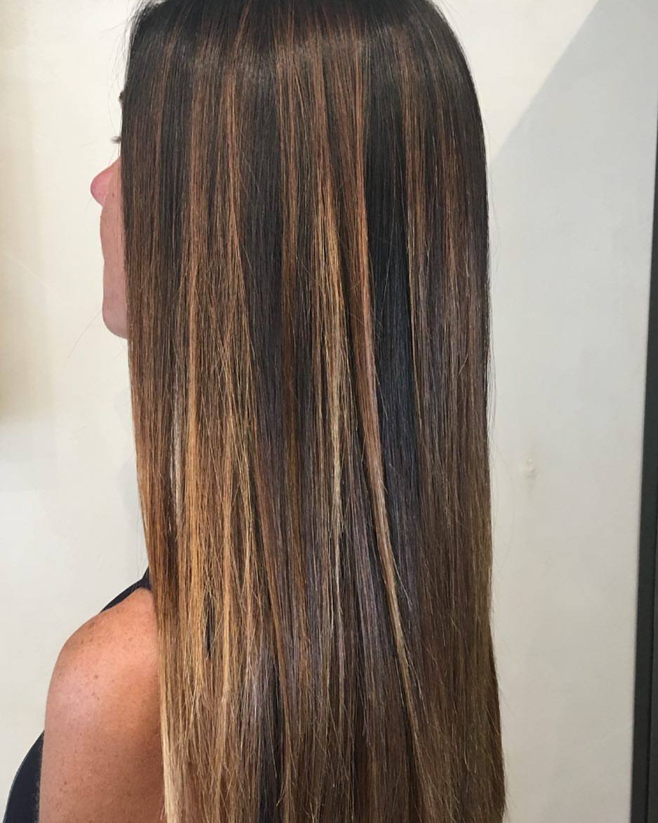 Ombré Hair Miel Cheveux Lisse