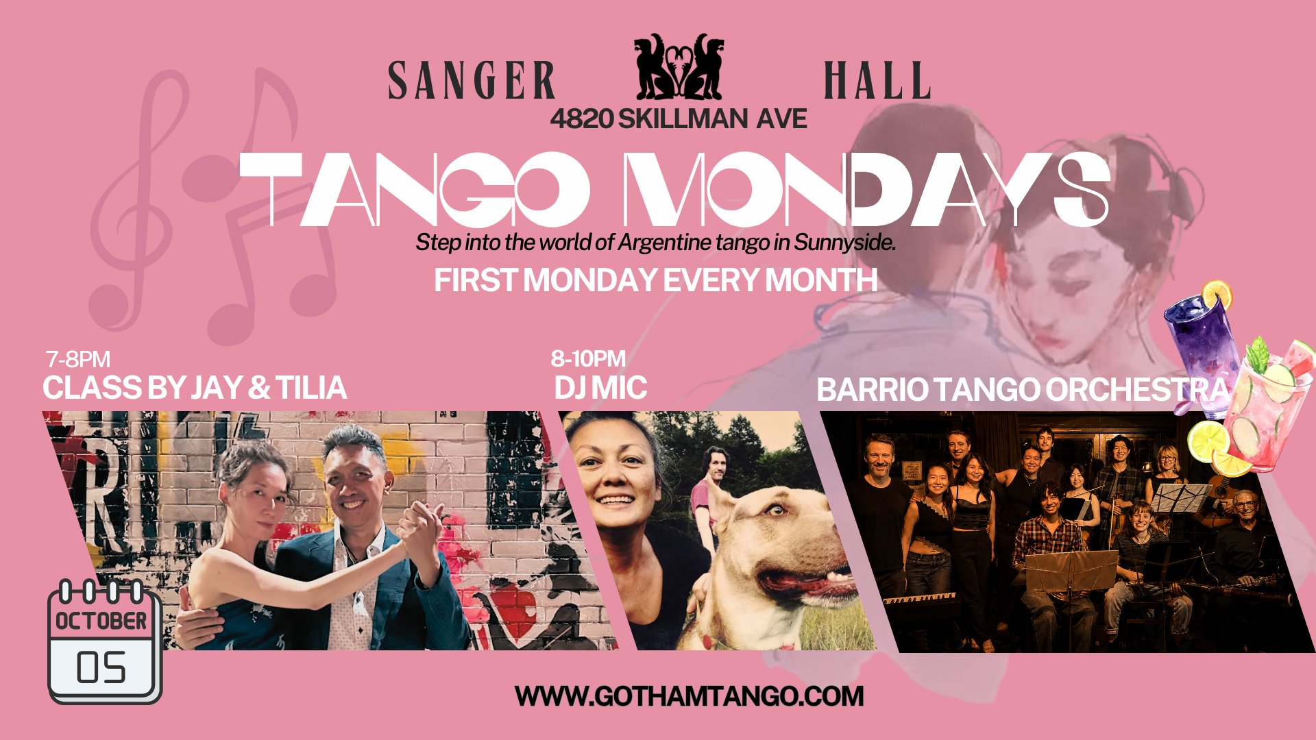 Tango Mondays w. Beginner Class & Social Dance with Live Music