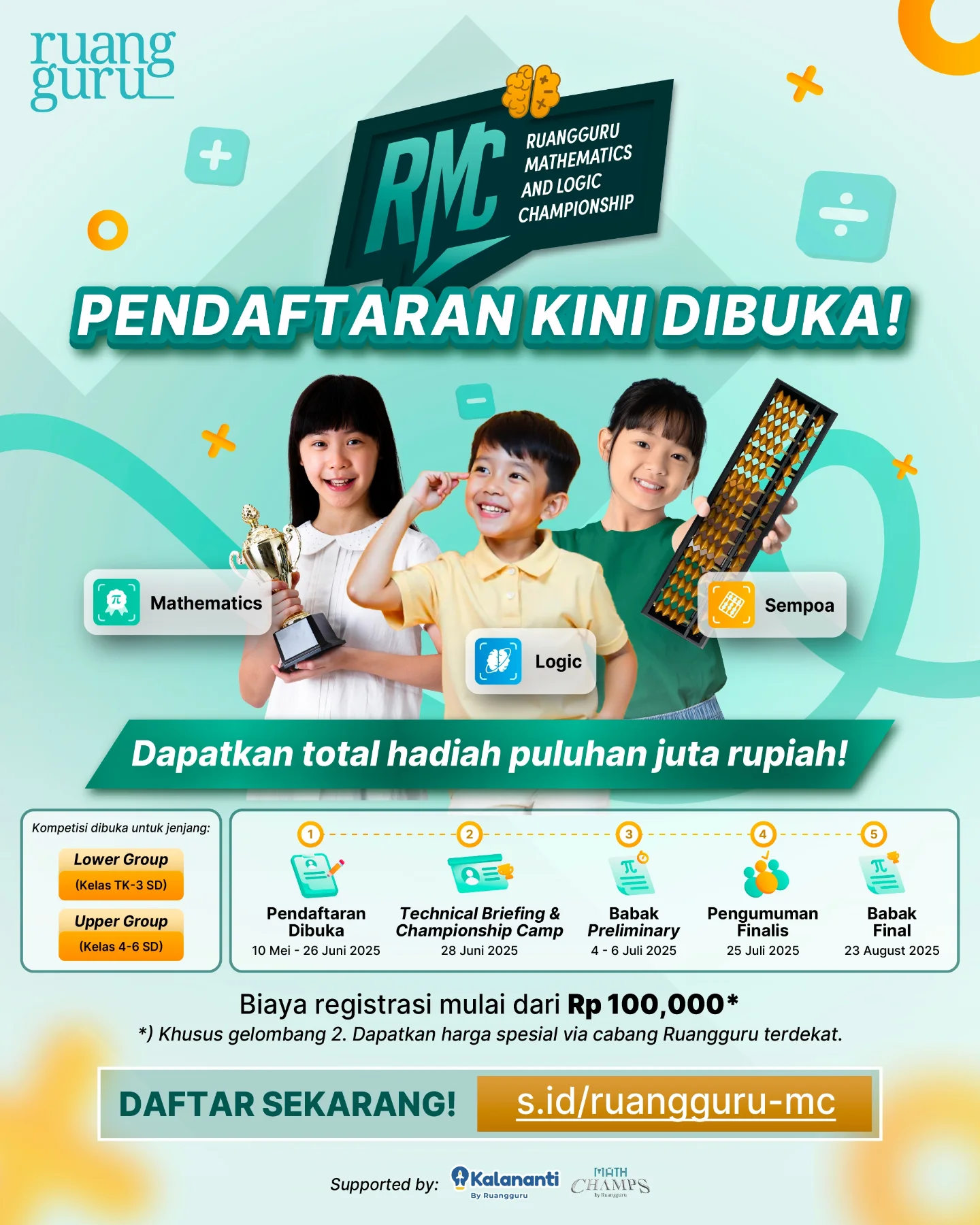 Zona - Lomba Matematika untuk TK-SD dari Ruangguru!🔥 Buat kamu yang ...