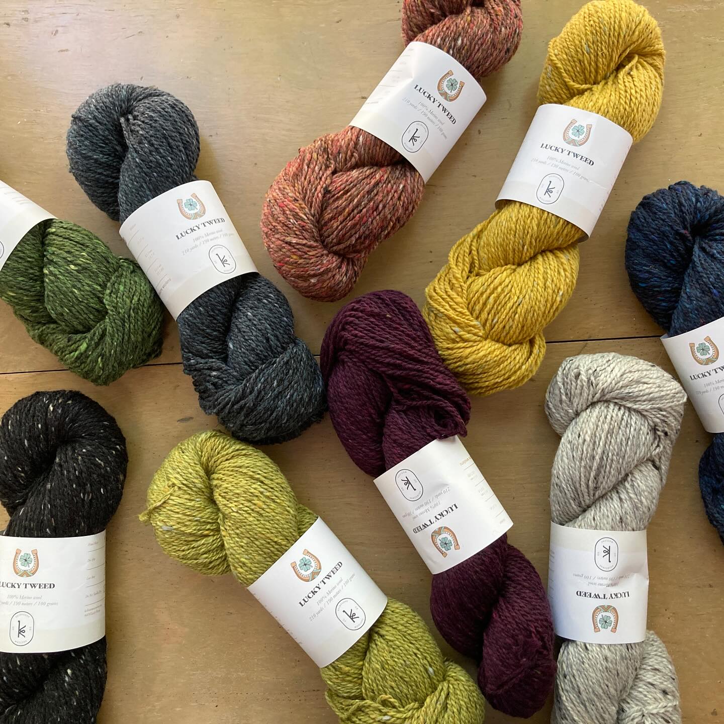 Kelbourne Woolens Lucky Tweed yarn now in stock