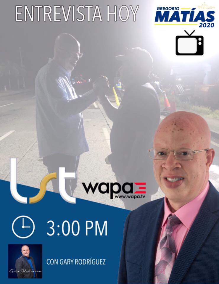 Gregorio - No te pierdas hoy en Wapa TV en el programa “Lo Se Todo ...
