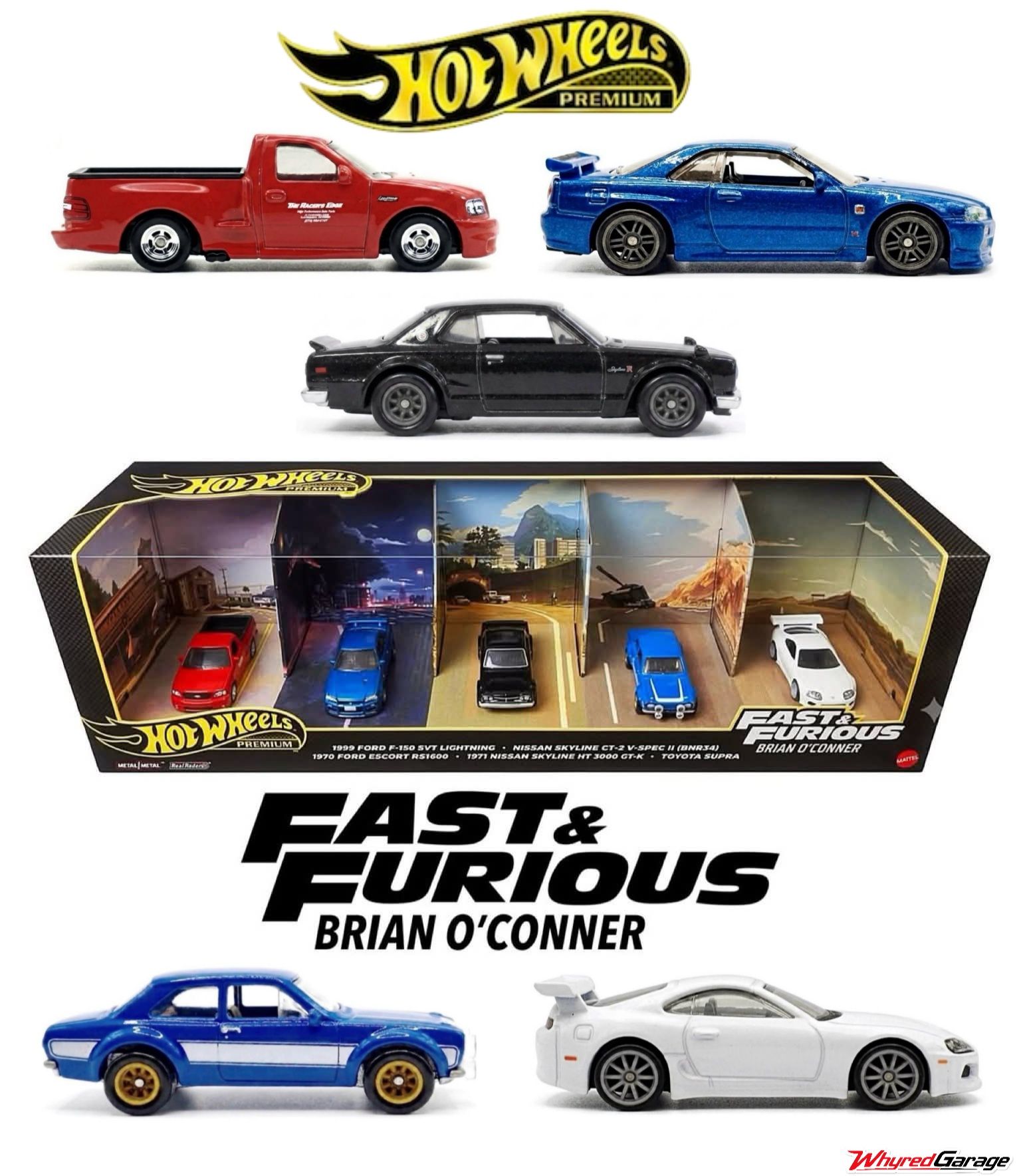 Hot Wheels Fast & Furious Brian O'Conner Box Set | Hot Wheels® Die