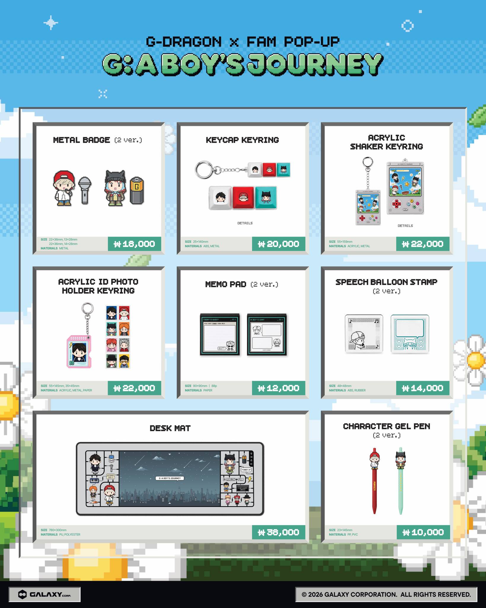 BIGBANG - G-DRAGON x FAM POP-UP Official Merch | Facebook