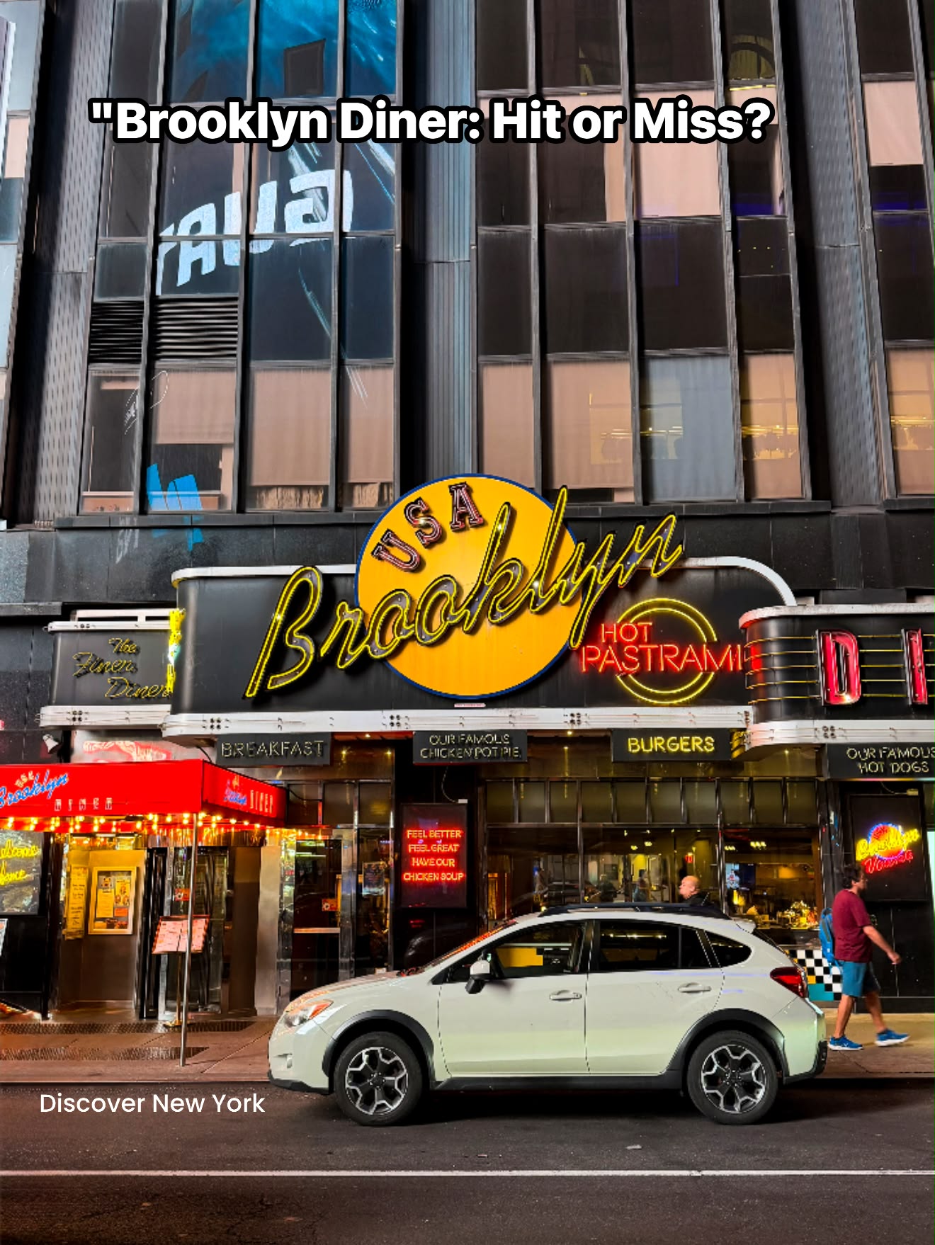 ⭐︎ドナルド⭐︎　旧アメリカンダイナー Old diner in Brooklyn, New York