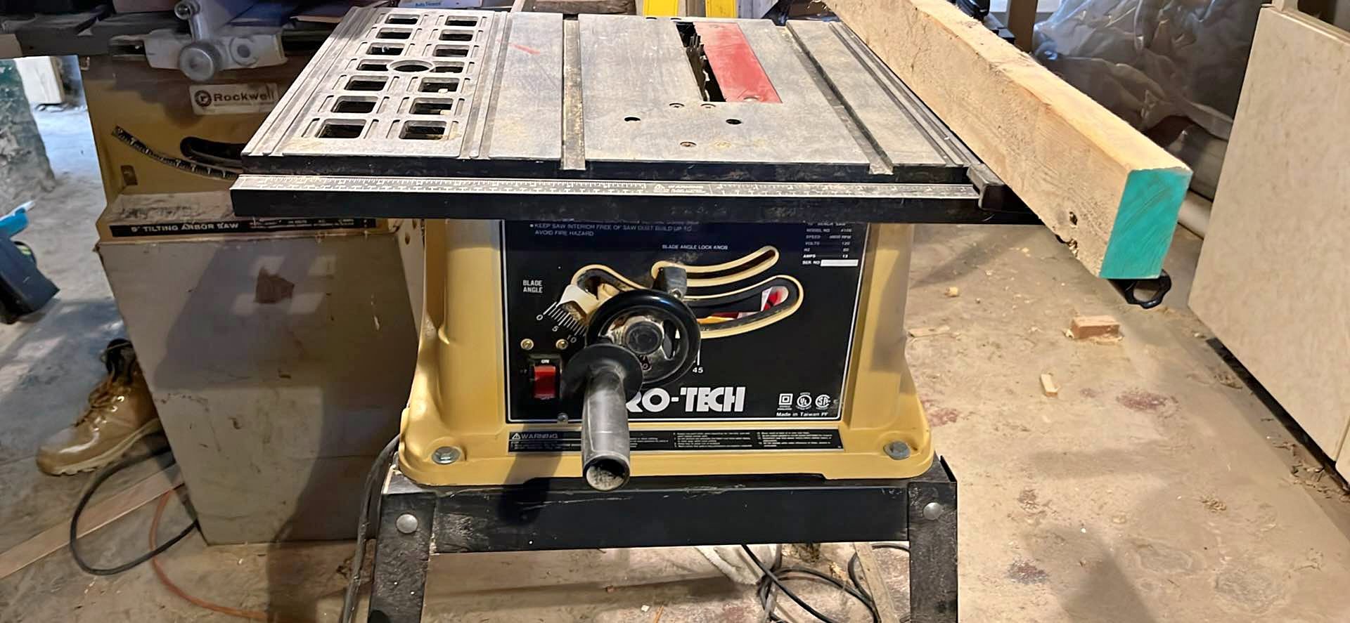 10” Table Saw- Pro Tech - Saws & Blades - Connellsville, Pennsylvania ...