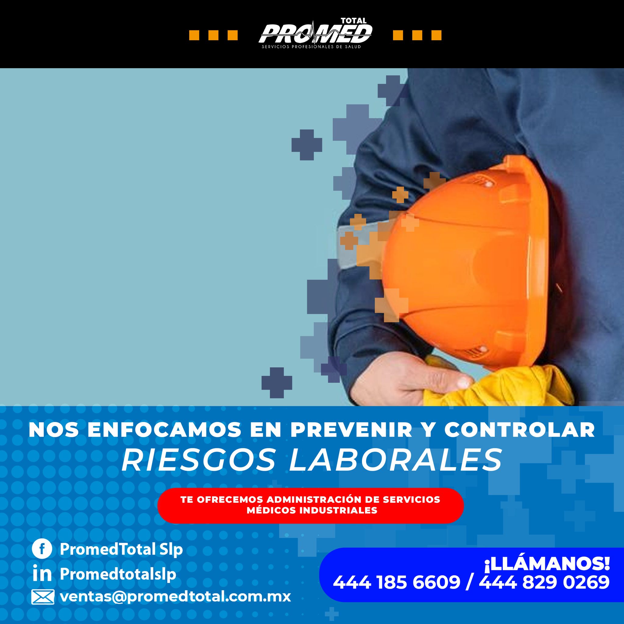 PromedTotal Slp - 🩺👷‍♂️ Protegemos a todos los empleados,...