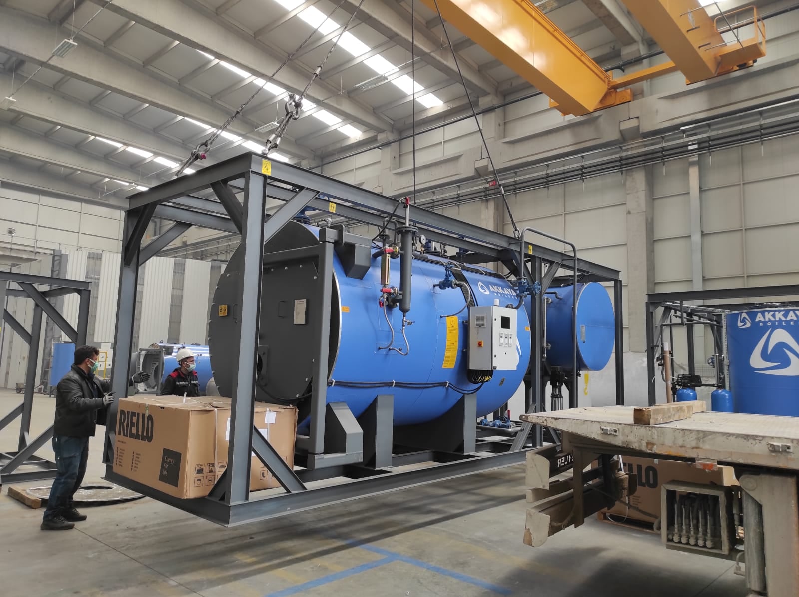 AKKAYA EFE-EDE SERIES PACKAGED TYPE STEAM BOILERS Steam generation ...