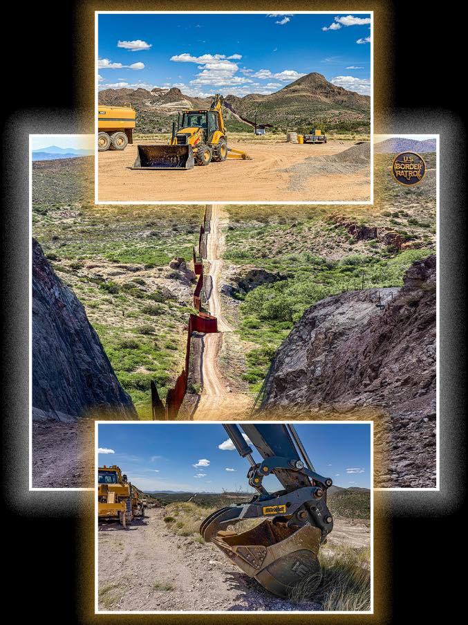From open fields to rugged terrain. The border barrier adapts to
