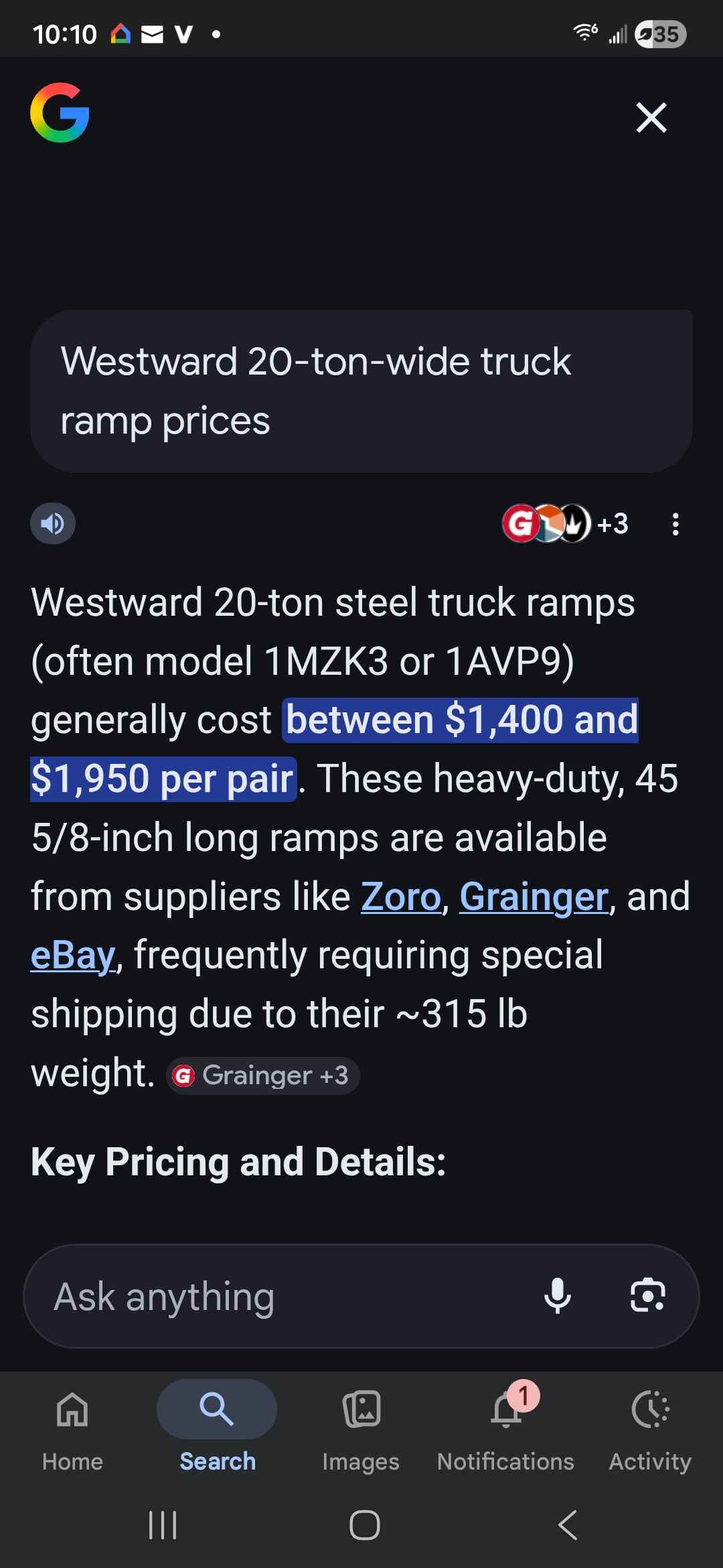 Westward 20 ton wide truck ramps - Car Exterior Parts - Friendship ...
