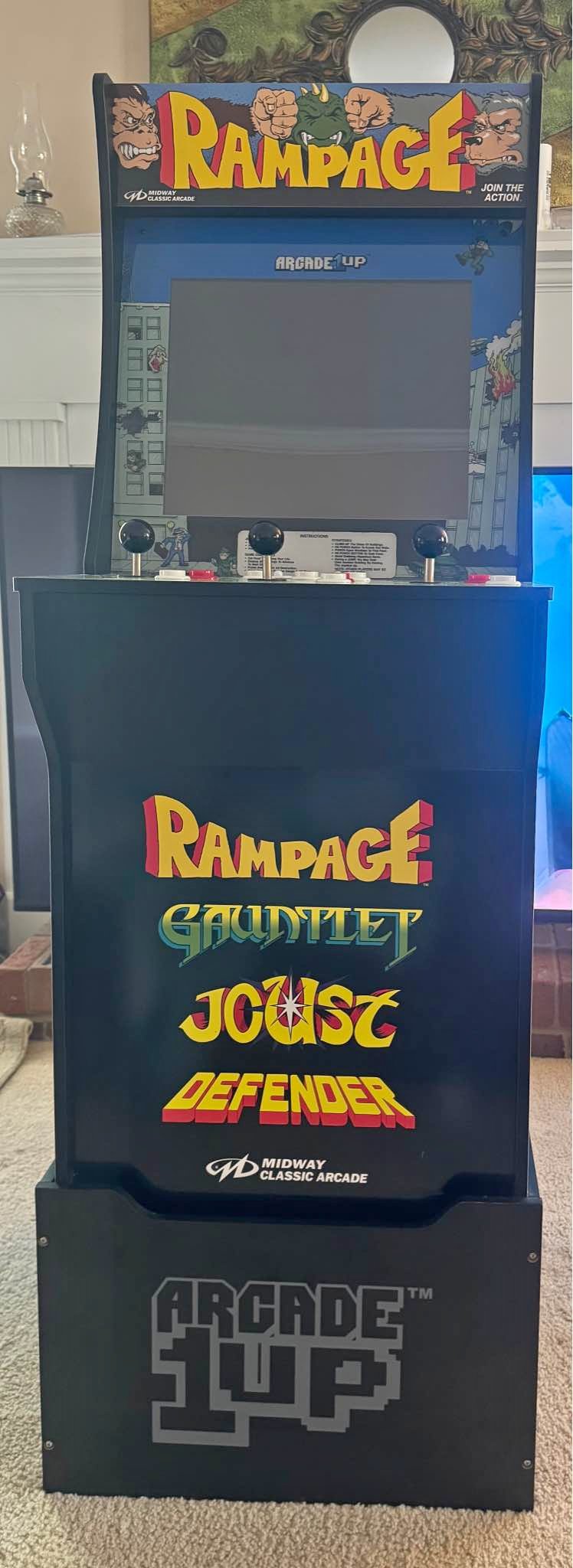 Arcade1up Rampage cabinet with Riser - Slot Machines - Greensboro ...
